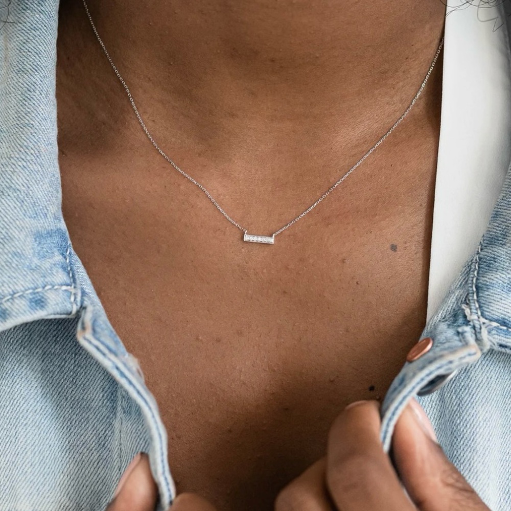 Sylvie Rose Bar Necklace by Dana Rebecca Designs